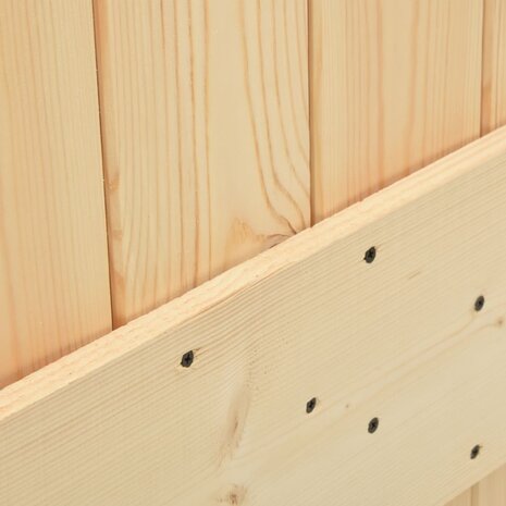 Deur 90x210 cm massief grenenhout 5