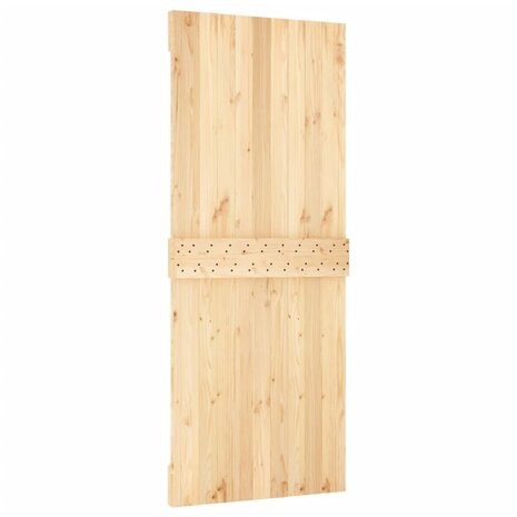 Schuifdeur met beslag 85x210 cm massief grenenhout 5