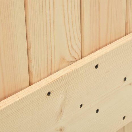Schuifdeur met beslag 85x210 cm massief grenenhout 6