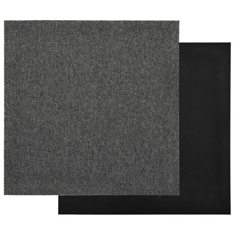 Tapijttegels 20 st 5 m² 50x50 cm antraciet 4