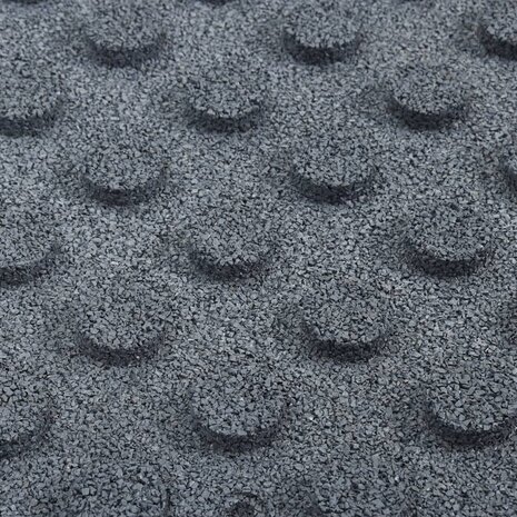 Valtegels 18 st 50x50x3 cm rubber grijs 7