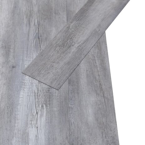 Vloerplanken zelfklevend 5,02 m² 2 mm PVC mat houtgrijs 3