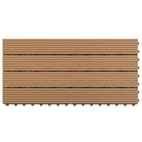 Terrastegels 6 st 60x30 cm 1,08 m² HKC bruin 3