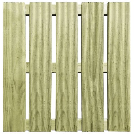 30 st Terrastegels 50x50 cm hout groen 2