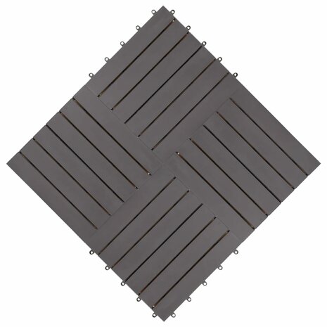 Terrastegels 20 st 30x30 cm massief acaciahout greywash 4