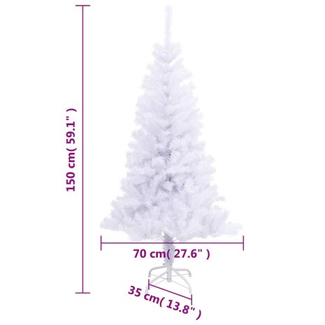Kunstkerstboom met standaard 380 takken 150 cm 7