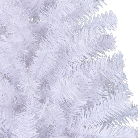 Kunstkerstboom met standaard half 210 cm PVC groen 6