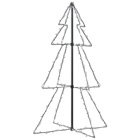 Kegelkerstboom 160 LED&apos;s binnen en buiten 78x120 cm 2