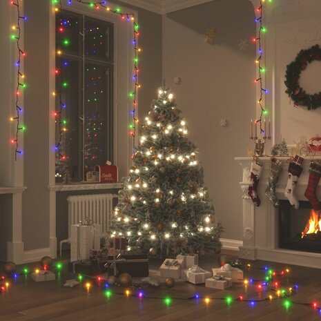 Lichtsnoer met 400 LED&apos;s en 8 effecten 40 m meerkleurig 1