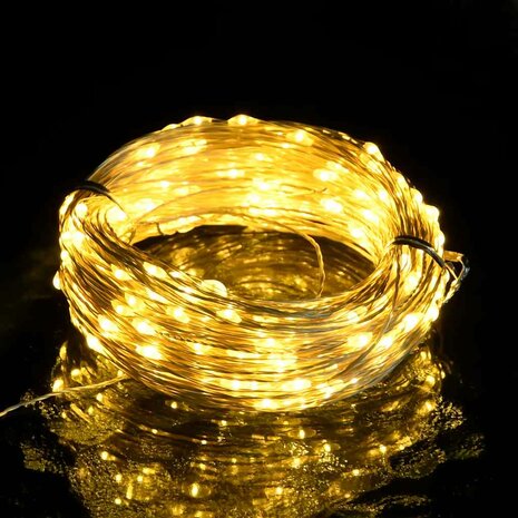 Lichtslinger met 300 LED&apos;s 30 m warmwit 2
