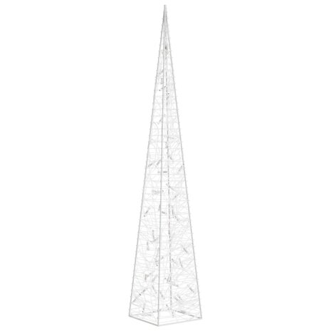 Lichtkegel decoratief LED 120 cm acryl koudwit 3