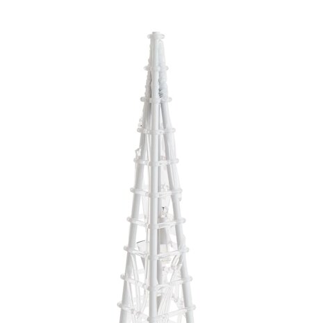 Lichtkegel decoratief LED 120 cm acryl koudwit 7