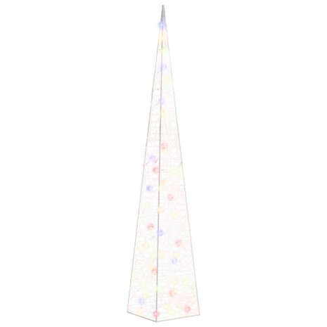 Lichtkegel decoratief LED 120 cm acryl meerkleurig 2