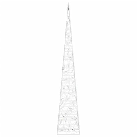 Lichtkegel decoratief LED 120 cm acryl meerkleurig 5