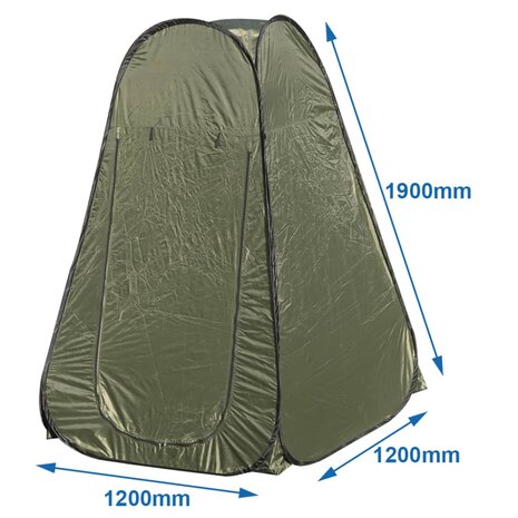 ProPlus Privacytent pop-up polyester groen 8