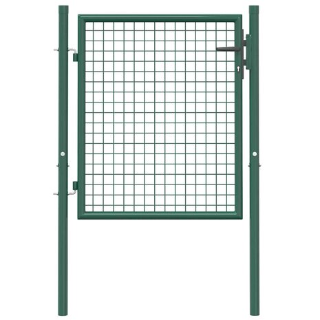 Poort 100x75 cm staal groen 4