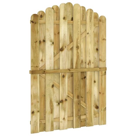 Poort 100x150 cm geïmpregneerd grenenhout 3