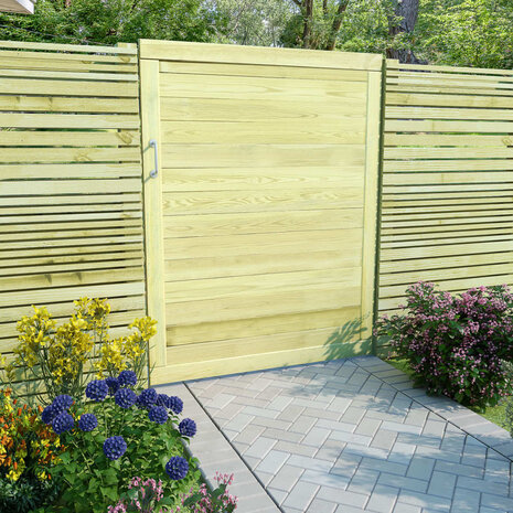 Poort 125x100 cm geïmpregneerd grenenhout 1