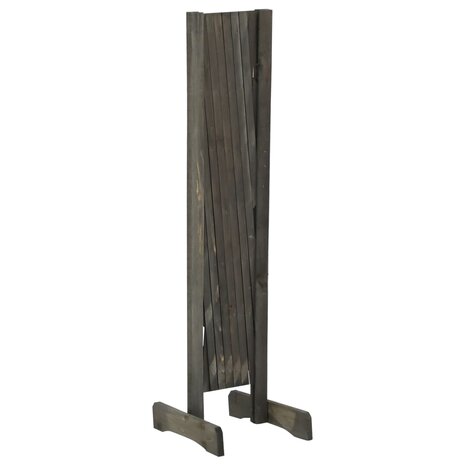 Tuinlatwerk 120x90 cm massief vurenhout grijs 4