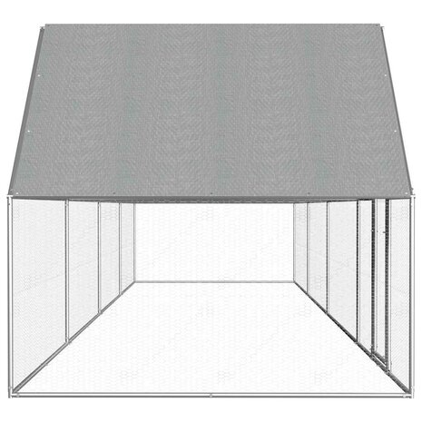 Kippenren 8x2x2 m gegalvaniseerd staal 3