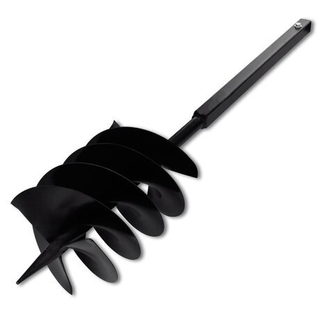 Grondboor met handvat 200 mm en verlengstukken 13 m (staal) 4