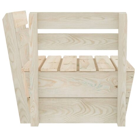Hoekbank sectioneel pallet geïmpregneerd vurenhout 3