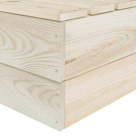 Hoekbank sectioneel pallet geïmpregneerd vurenhout 5