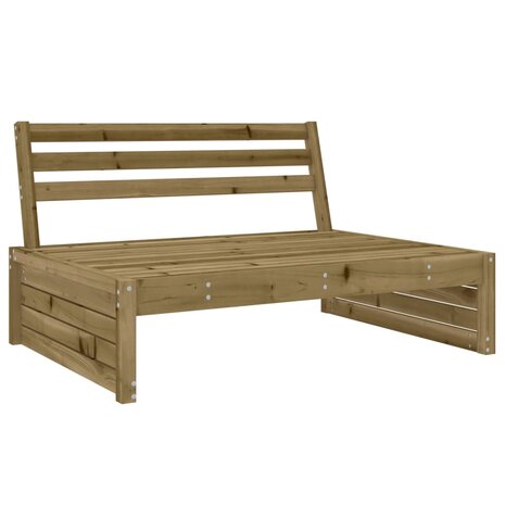 Tuinmiddenbank 120x80 cm geïmpregneerd grenenhout 2