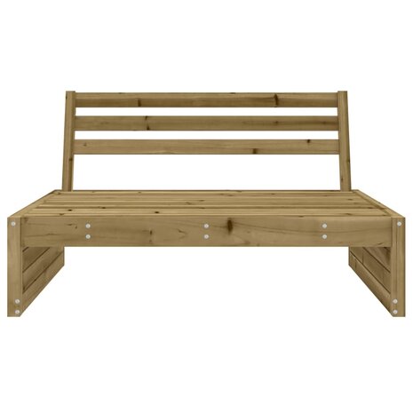 Tuinmiddenbank 120x80 cm geïmpregneerd grenenhout 3