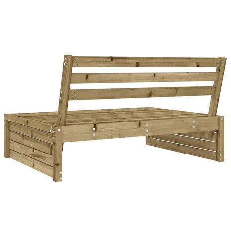 Tuinmiddenbank 120x80 cm geïmpregneerd grenenhout 5