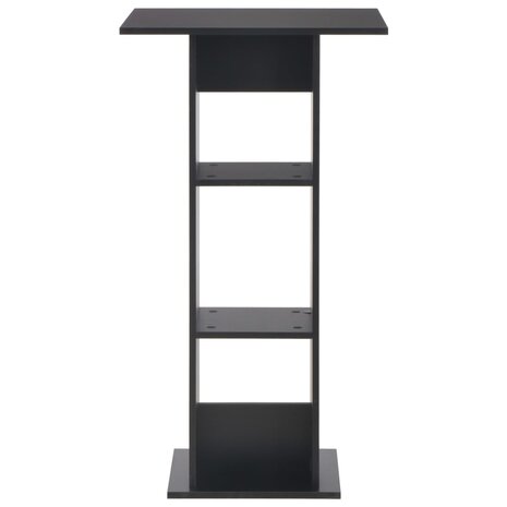 Bartafel 60x60x110 cm zwart 2