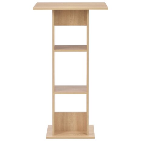 Bartafel 60x60x110 cm eikenkleurig 2