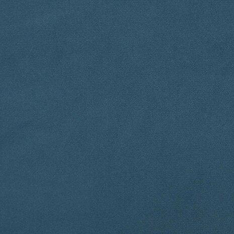 Pocketveringmatras 90x210x20 cm fluweel donkerblauw 6