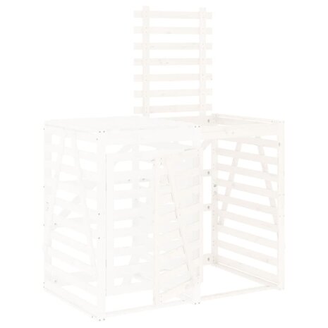 Containerberging verlengstuk massief grenenhout wit 5