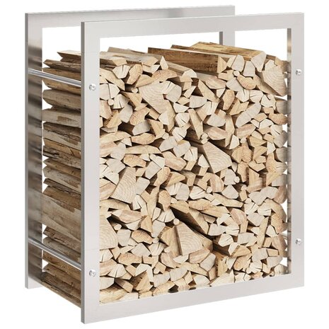 Haardhoutrek 50x28x56 cm roestvrij staal 3