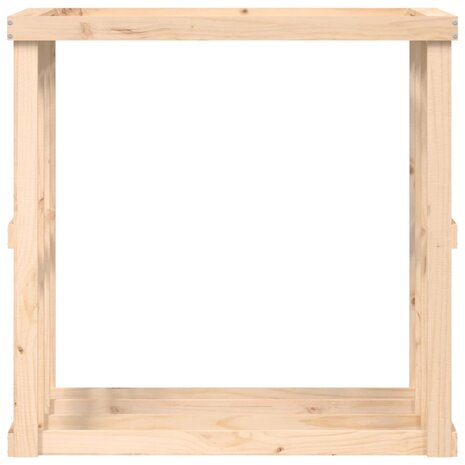 Houtblokhouder 108x52x106 cm massief grenenhout 6