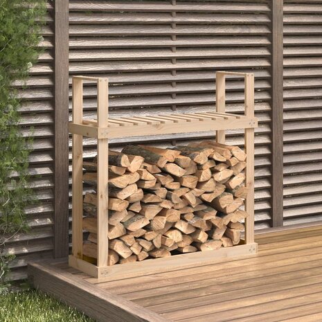 Haardhoutrek 110x35x108,5 cm massief grenenhout 1