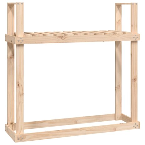 Haardhoutrek 110x35x108,5 cm massief grenenhout 2