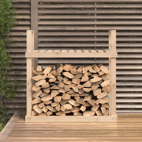 Haardhoutrek 110x35x108,5 cm massief grenenhout 3