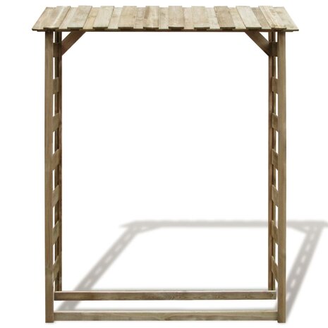 Haardhoutopslag 150x44x176 cm geïmpregneerd grenenhout 2