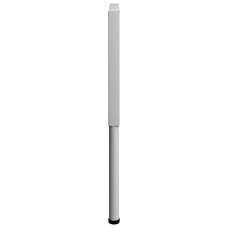 Werkbankframes verstelbaar 2 st 85x(69-95,5) cm metaal grijs 6