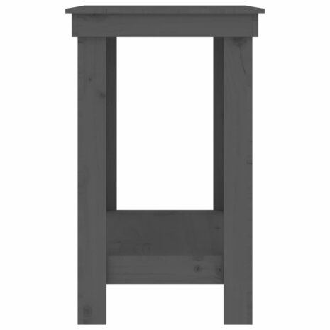 Werkbank 80x50x80 cm massief grenenhout grijs 6