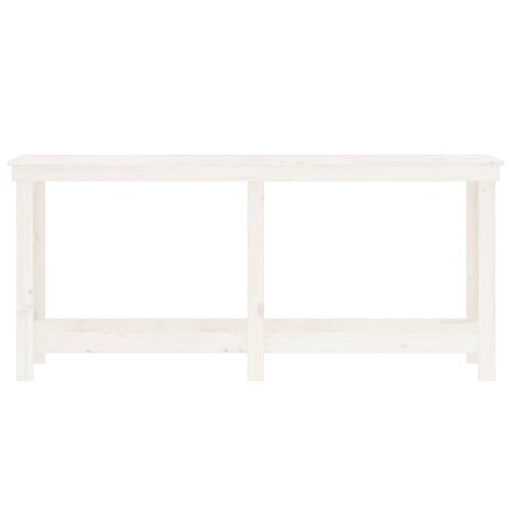 Werkbank 180x50x80 cm massief grenenhout wit 5