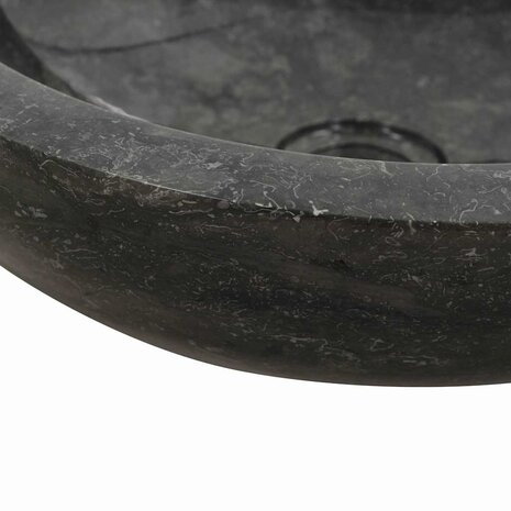 Gootsteen 40x12 cm marmer zwart 8