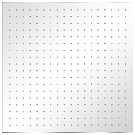 Regendouchekop roestvrij staal 50x50 cm vierkant 2