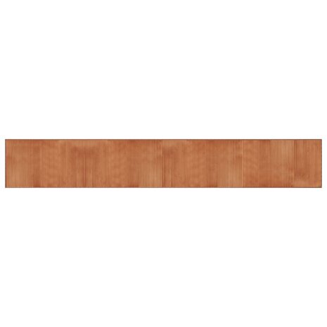 Vloerkleed rechthoekig 60x400 cm bamboe bruin 2