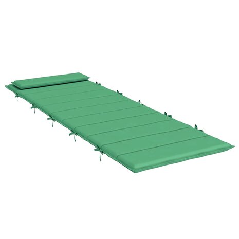 Ligbedkussen 180x60x3 cm oxford stof groen 4