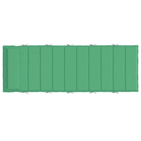 Ligbedkussen 180x60x3 cm oxford stof groen 5