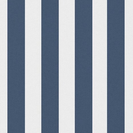 Buitenkussens 60x40 cm gestreept marineblauw 2 st 4