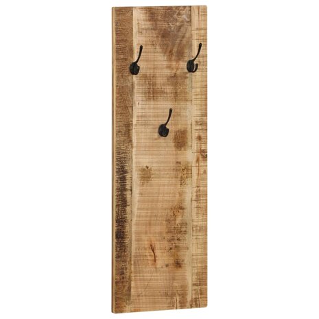 Wandkapstokken 2 st 36x110x3 cm massief mangohout 2